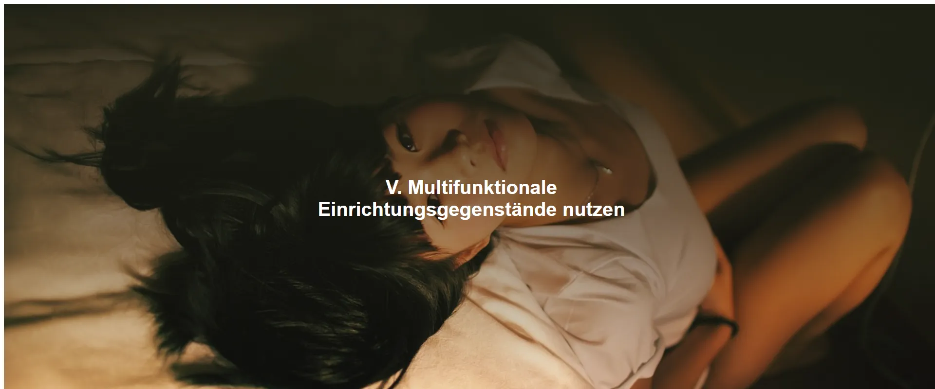 Multifunktionale Einrichtungsgegenstände nutzen