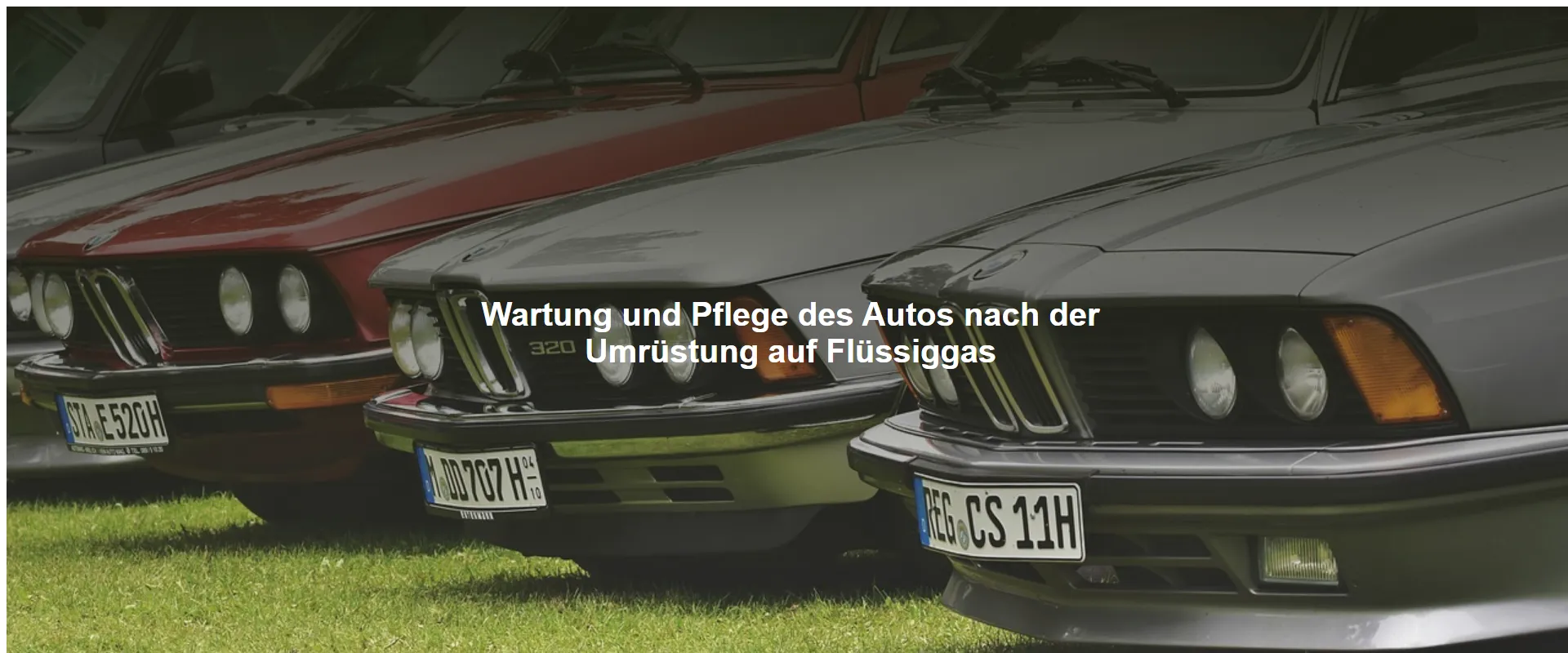 Wartung und Pflege des Autos nach der Umrüstung auf Flüssiggas